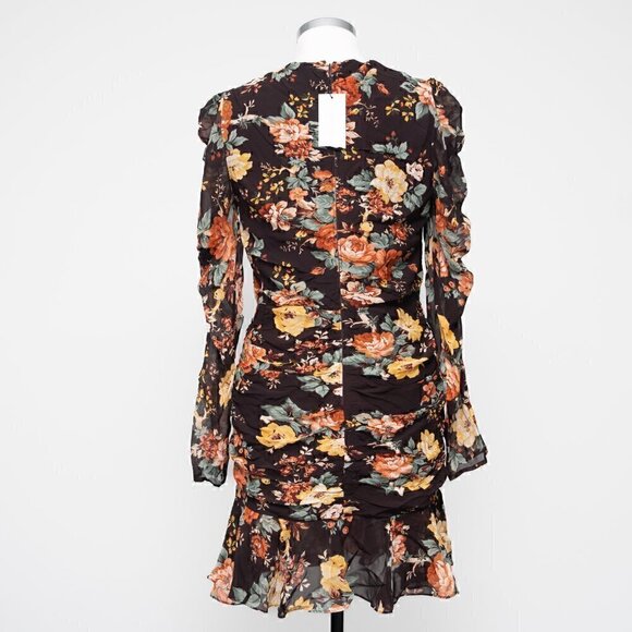 Veronica Beard Hedera Silk Floral Mini Dress - Picture 5 of 13